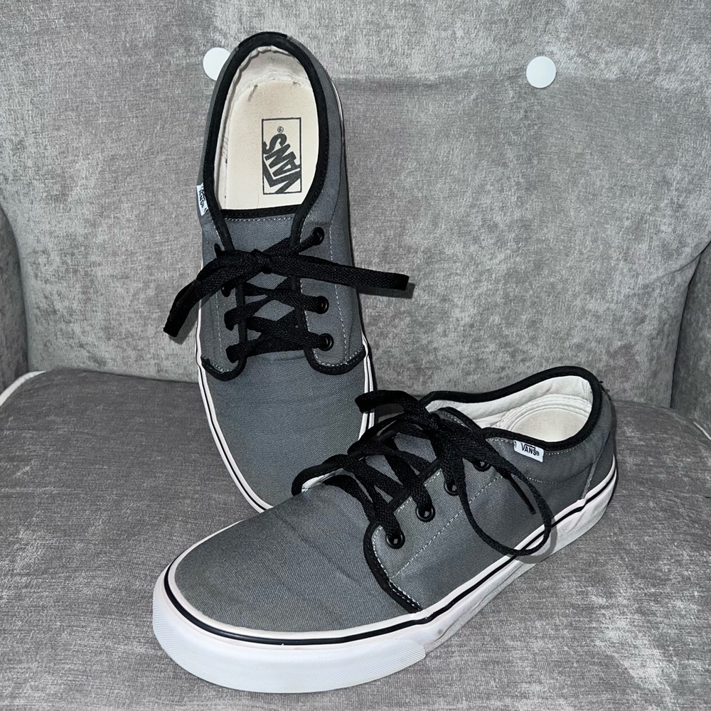 Men’s Vans Gray Canvas Sneakers